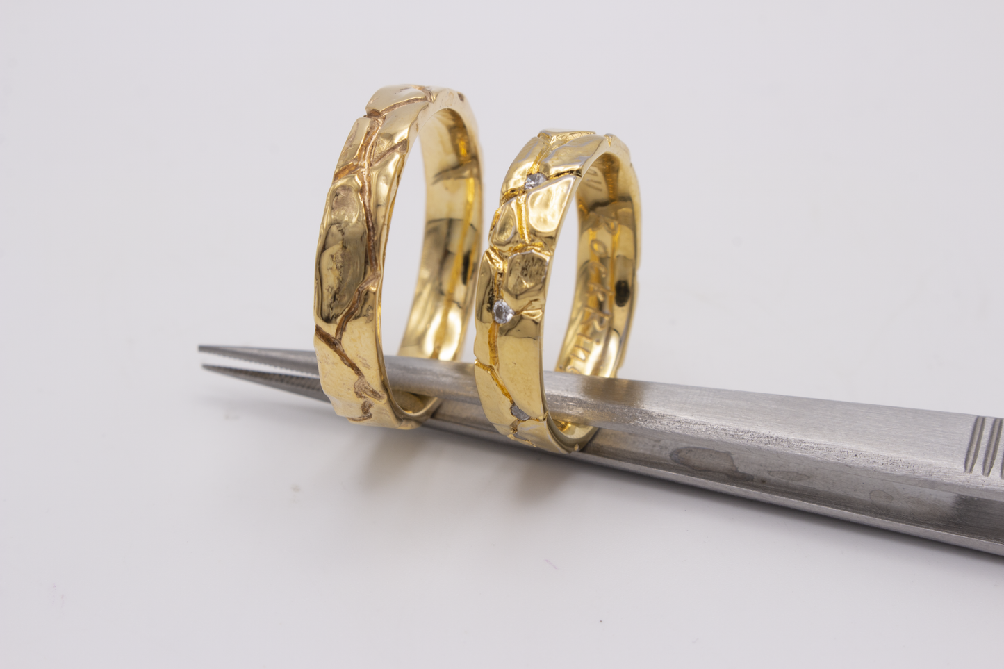 CLAY 5 DIAMANTI BIANCHI - ORO GIALLO